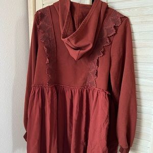 Cute high low sweatshirt